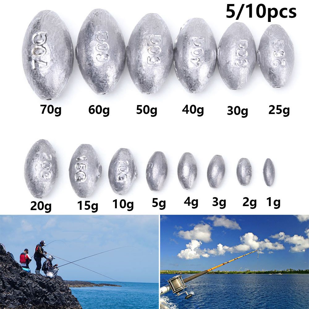 Fishing Equipment Carp - 5/10Pcs 고품질 라인 싱커 무게 올리브