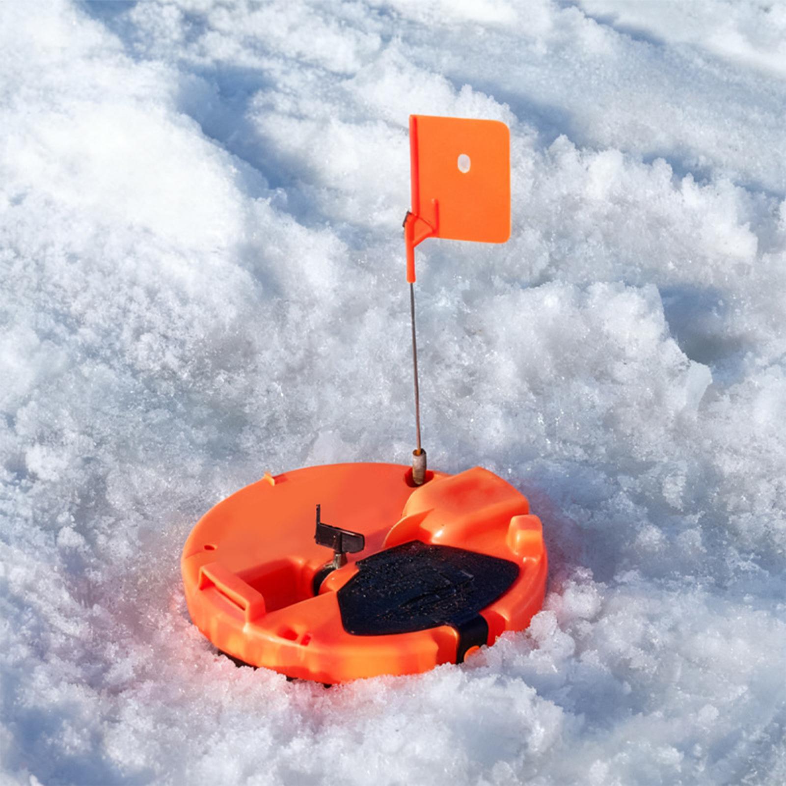 Ice Fishing Tip Up - 신호 깃발이 있는 자동 얼음낚시 팁업,
