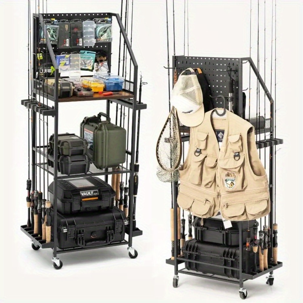 Fishing Equipment Carp - 차고용 낚싯대 홀더, 페그보드 후크가 있는