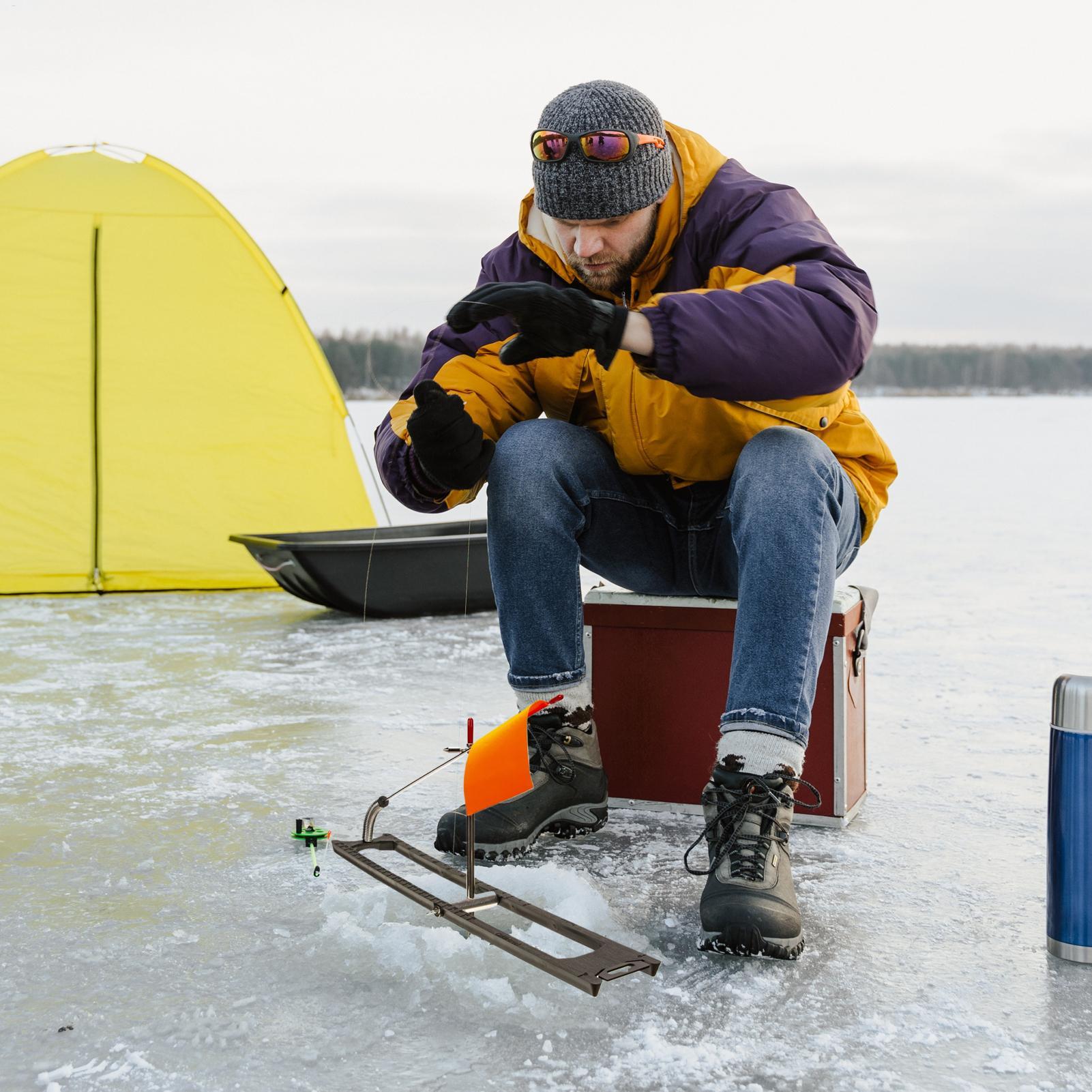 Ice Fishing Tip Up - 얼음낚시 팁업 플래그 낚시 장비 액세서리