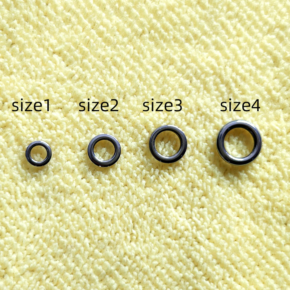 DNDYUJU 50pcs 낚시 솔리드 링 낚시 루어 커 - Fishing Equipment Cheap 리뷰 및 가격
