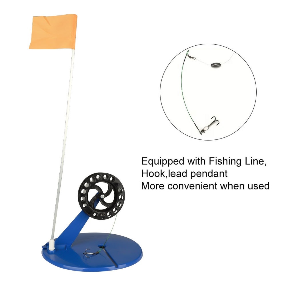 겨울철 얼음 낚시에 사용할 수 있는 휴대용 자동 팁업  - Ice Fishing Tip Up 리뷰 및 가격