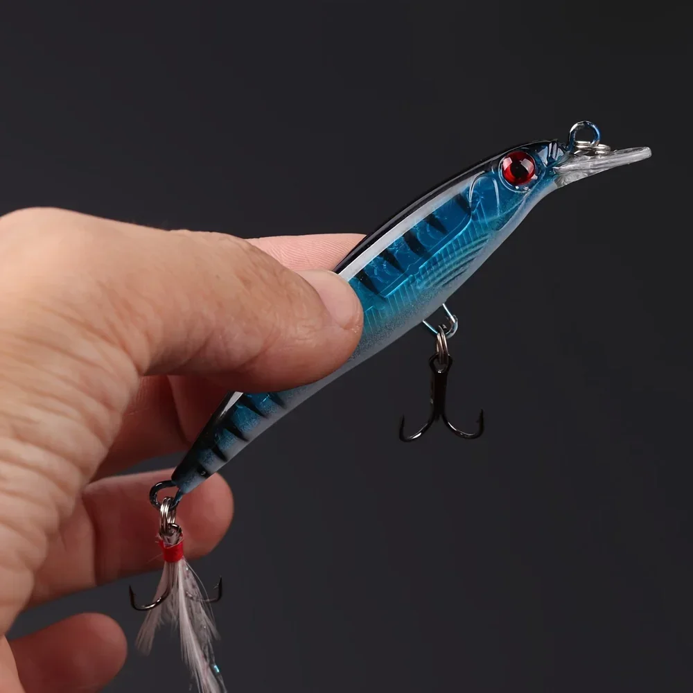 레이저 3D 눈 바이오닉 미노우 낚시 미끼 5개/박스  - Fishing Equipment Carp 리뷰 및 가격