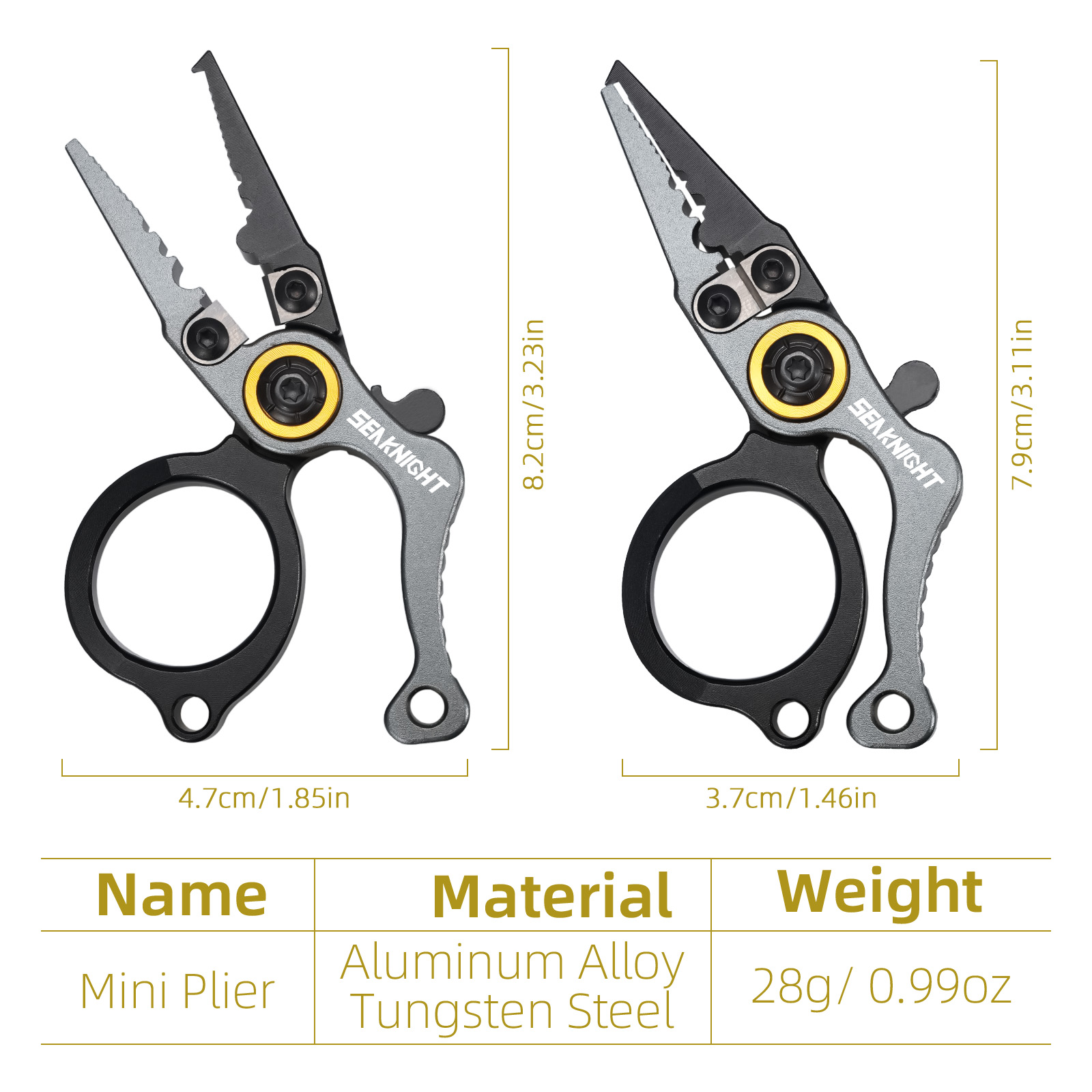 씨나이트 브랜드 낚시용 플라이어, 미니 사이즈, 야외  - Fishing Equipment Brands 리뷰 및 가격