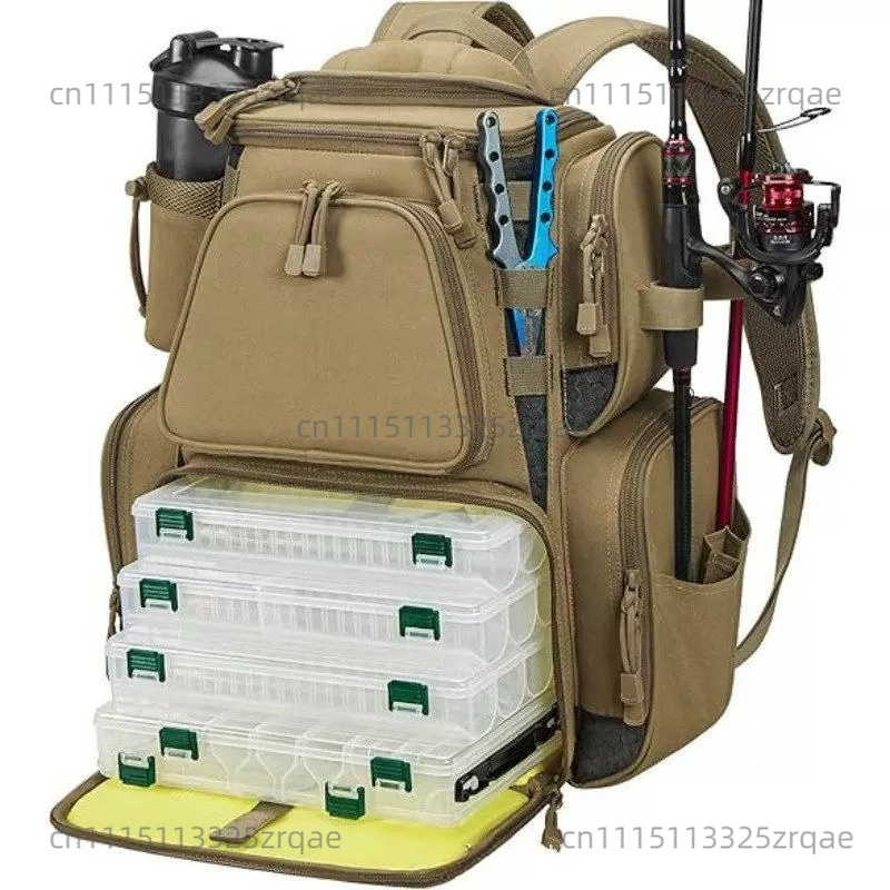 대형 야외 수납 공간이 있는 낚시 장비 배낭, 낚시 장 - Fishing Equipment Bag 리뷰 및 가격