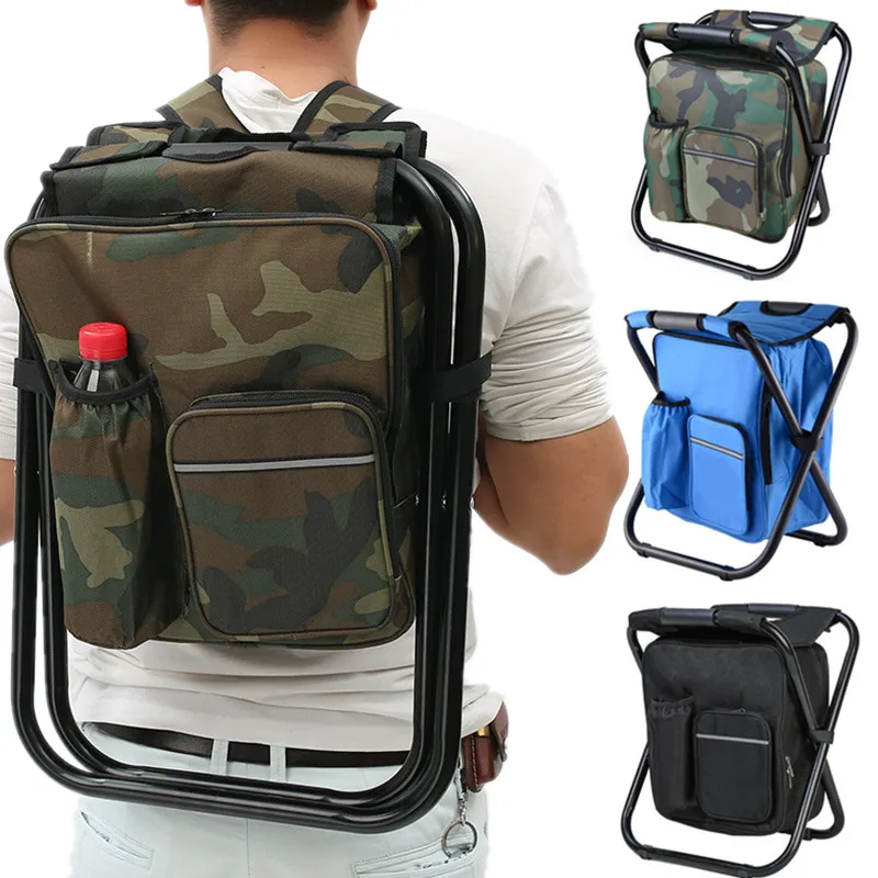 2 in 1 접이식 낚시 의자 가방 낚시 배낭 의자 의 - Fishing Equipment Bag 리뷰 및 가격