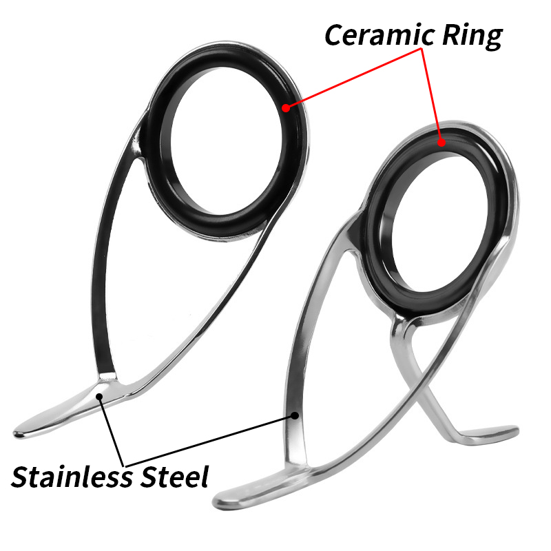 9Pcs 낚싯대 가이드 링 수리 키트 세라믹 링 스피닝 - Fishing Equipment Cheap 리뷰 및 가격